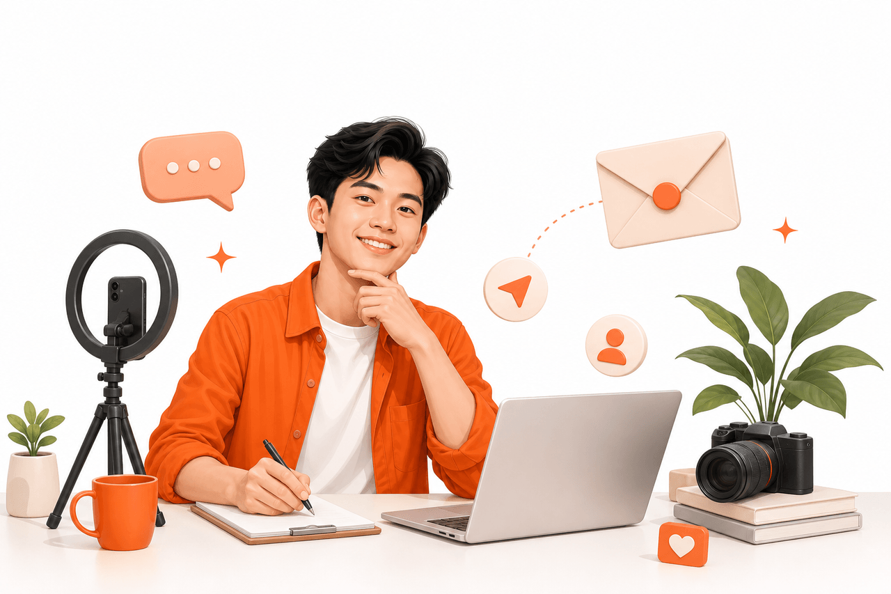 Kênh liên hệ CreatorHubVN — hỗ trợ creator và brand onshore