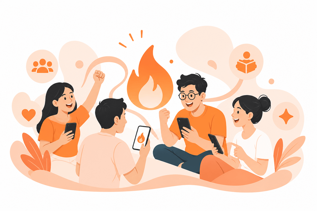 Creator tương tác trong cộng đồng pod và theo dõi tiến độ